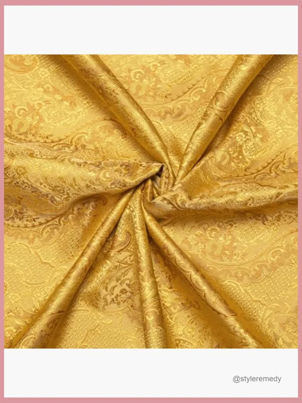 N/A gold paisley